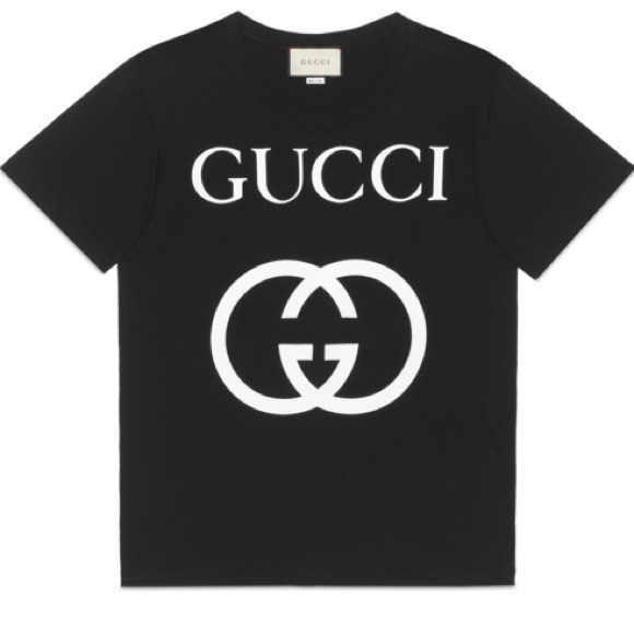 Black Gucci Interlocking G T-Shirt